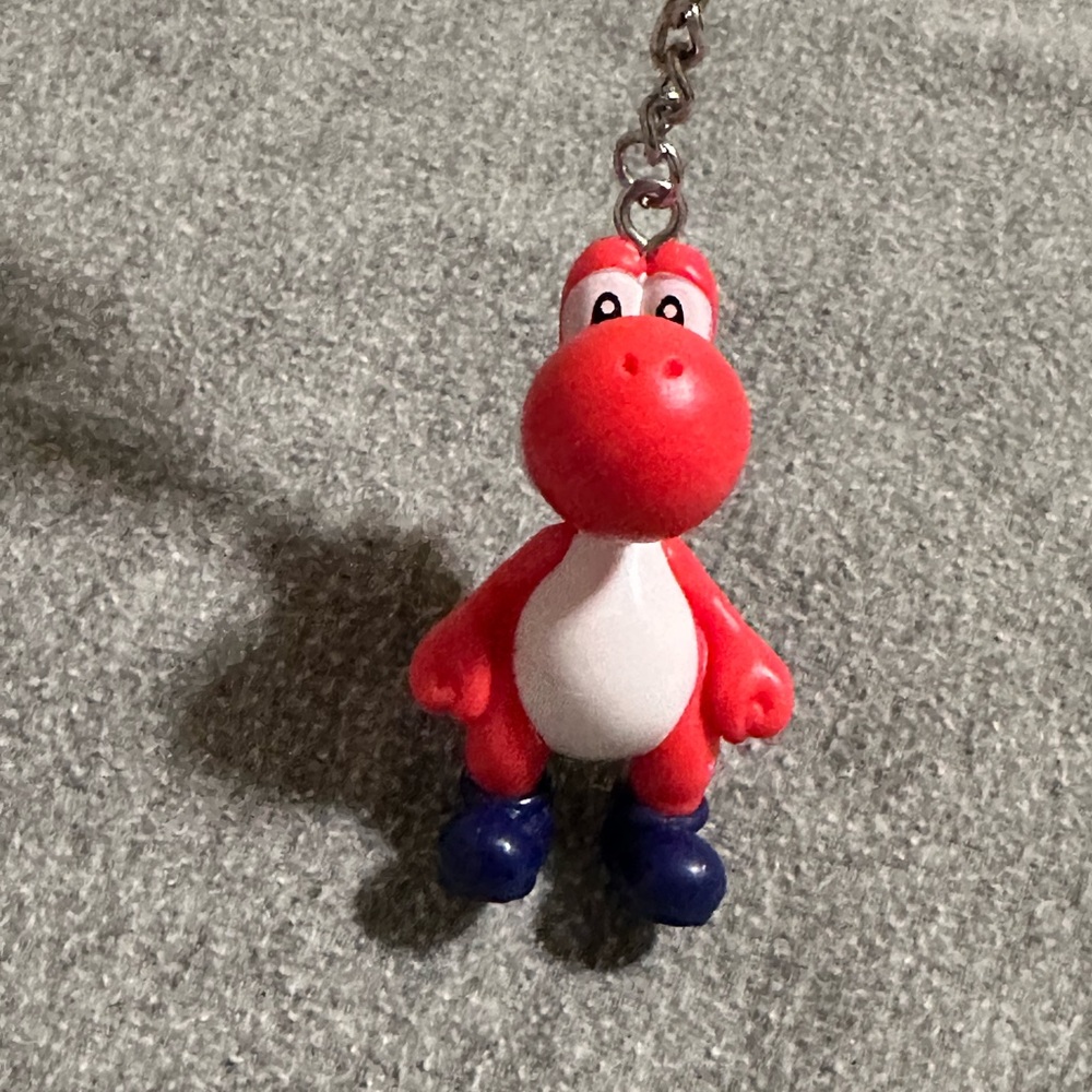 Red Yoshi keychain